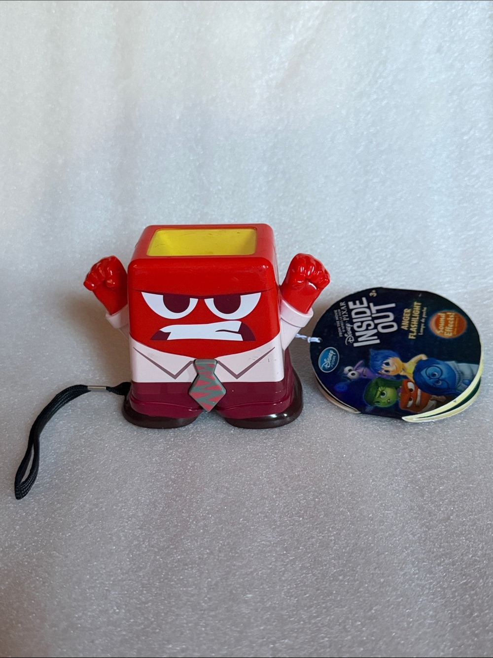Disney Pixar Inside Out Anger Flashlight with sound Effects - NEW